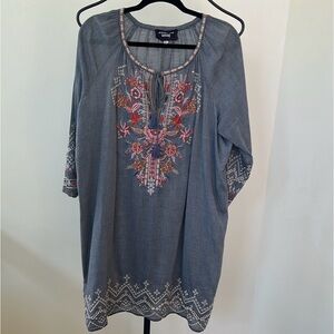BLUE JOHNNY WAS WORKSHOP BoHo Embroidered Dress